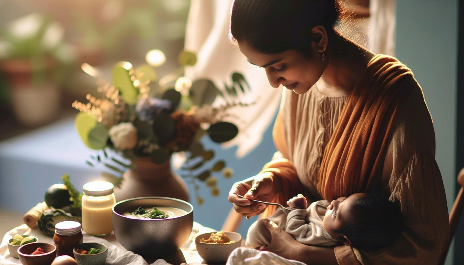 Postpartum Nutrition Spicy Food For Newborns photo