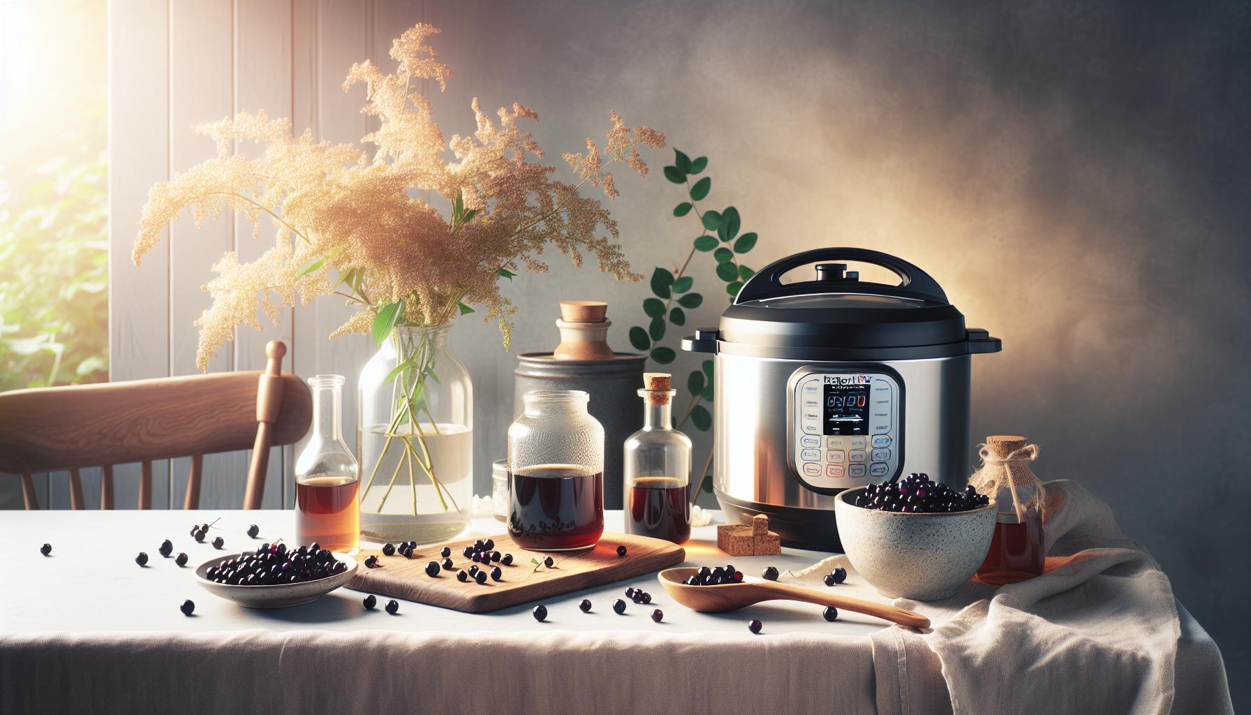 How to Make Elderberry Syrup in Your Instant Pot